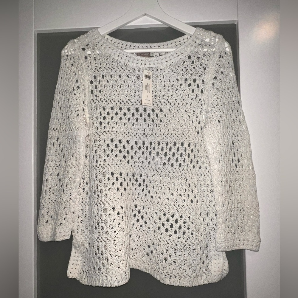 PULLOVER CROCHET SWEATER